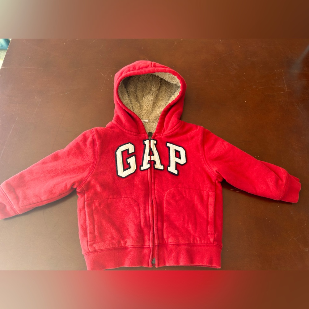 Red baby gap jacket